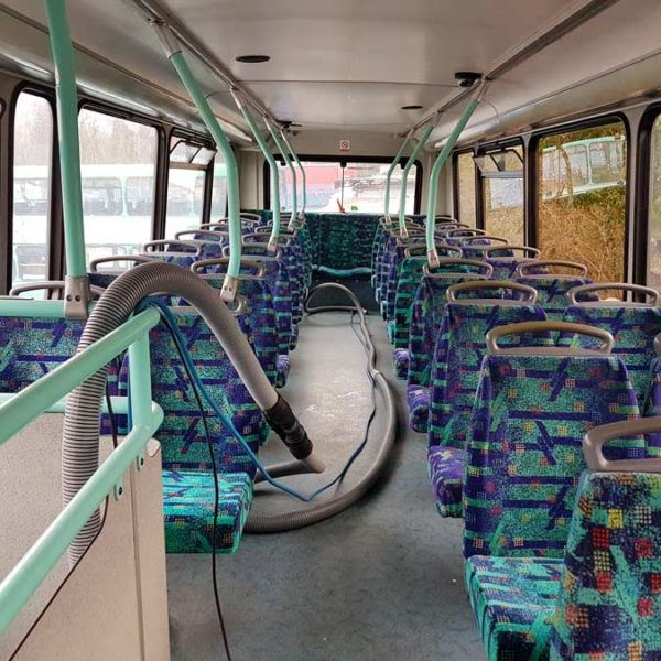 AutoCleanseUK Brighton - bus seat mould deep cleansing and fungicidal treatments Vehicle interior deep cleaning Brighton - bus seating