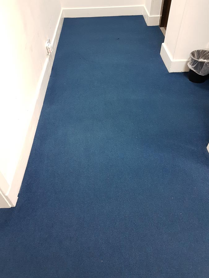 Commercial carpet cleaning – after Commercial carpet cleaning - after