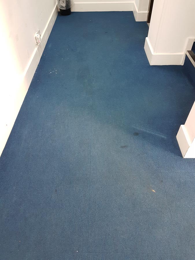 Commercial carpet cleaning – before Commercial carpet cleaning - before