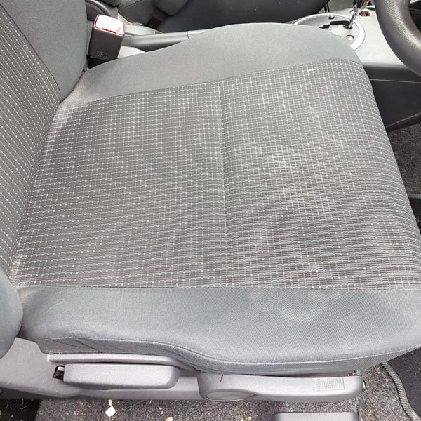 Fabric car seat before deep cleaning Car upholstery cleaning Brighton - before deep cleaning