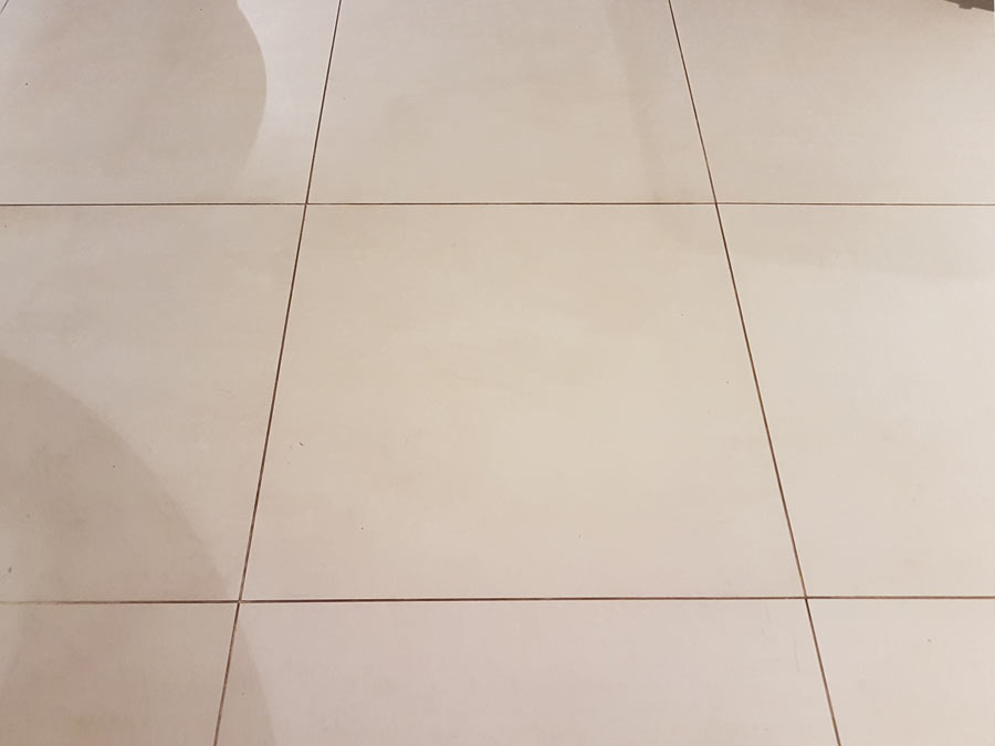 Stone floor cleaning TileMaster Brighton and Sussex – before test patch Stone Floor Cleaning and Restoration Brighton and Sussex - before test patch