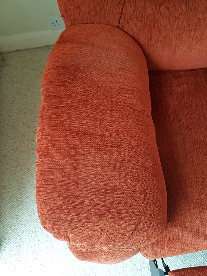 Upholstery cleaning – sofa after deep cleaning Sussex upholstery cleaning sofa - after