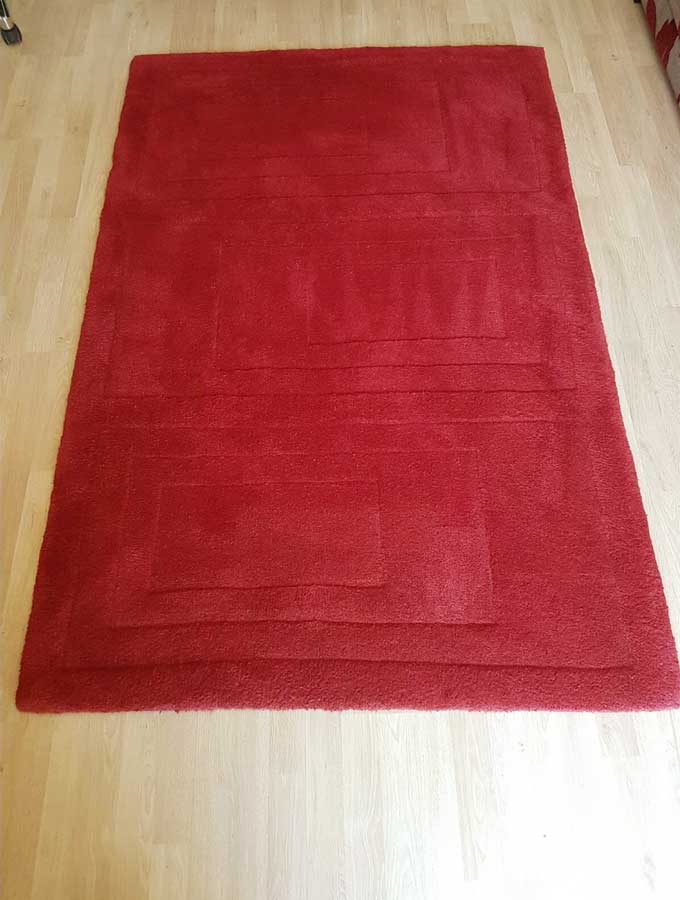 Wool rug cleaning – after cleaning Wool rug cleaning Brighton and Sussex - after cleaning