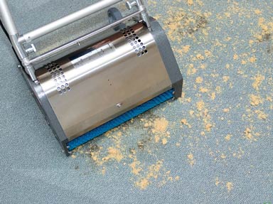 Dry cleaning carpets - Commercial Cleaning in Sussex