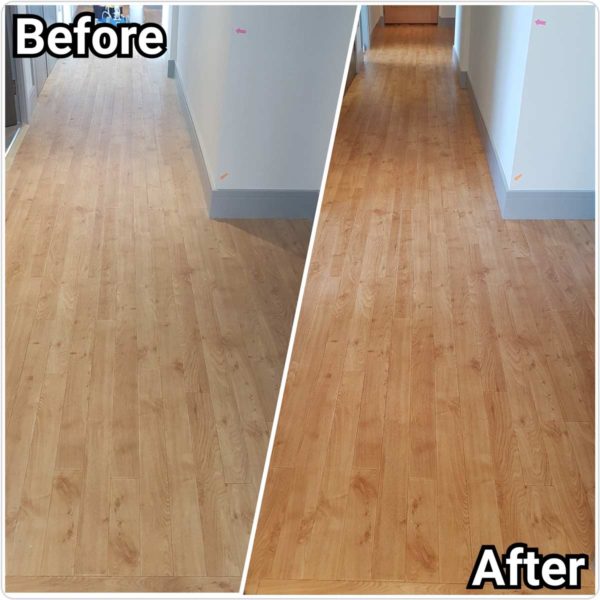 Amtico floor cleaning Brighton - before and after Amtico floor cleaning Brighton - before and after