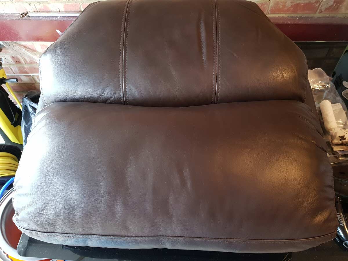 After leather pigment repair – Lindfield After leather pigment repair - Lindfield