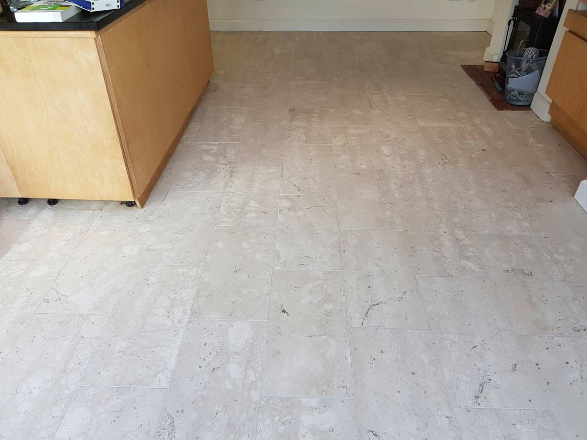 Marble floor cleaning – Lewes – after Marble floor cleaning - Lewes - after