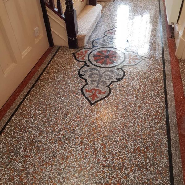 Terrazzo floor polishing - Brighton - after Terrazzo floor polishing - Brighton - after