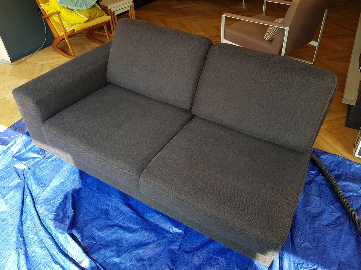 Upholstery cleaning water stain removal Brighton – after Upholstery cleaning water stain removal Brighton - after